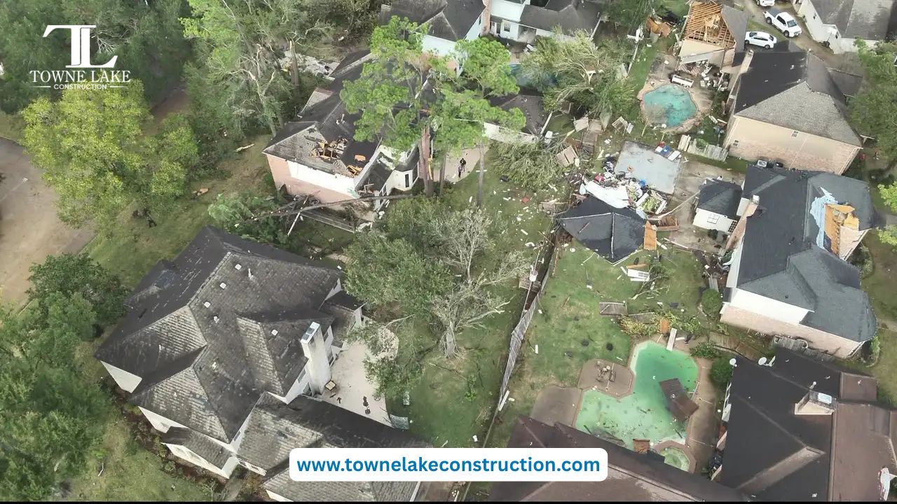 Tornado Damage in Houston