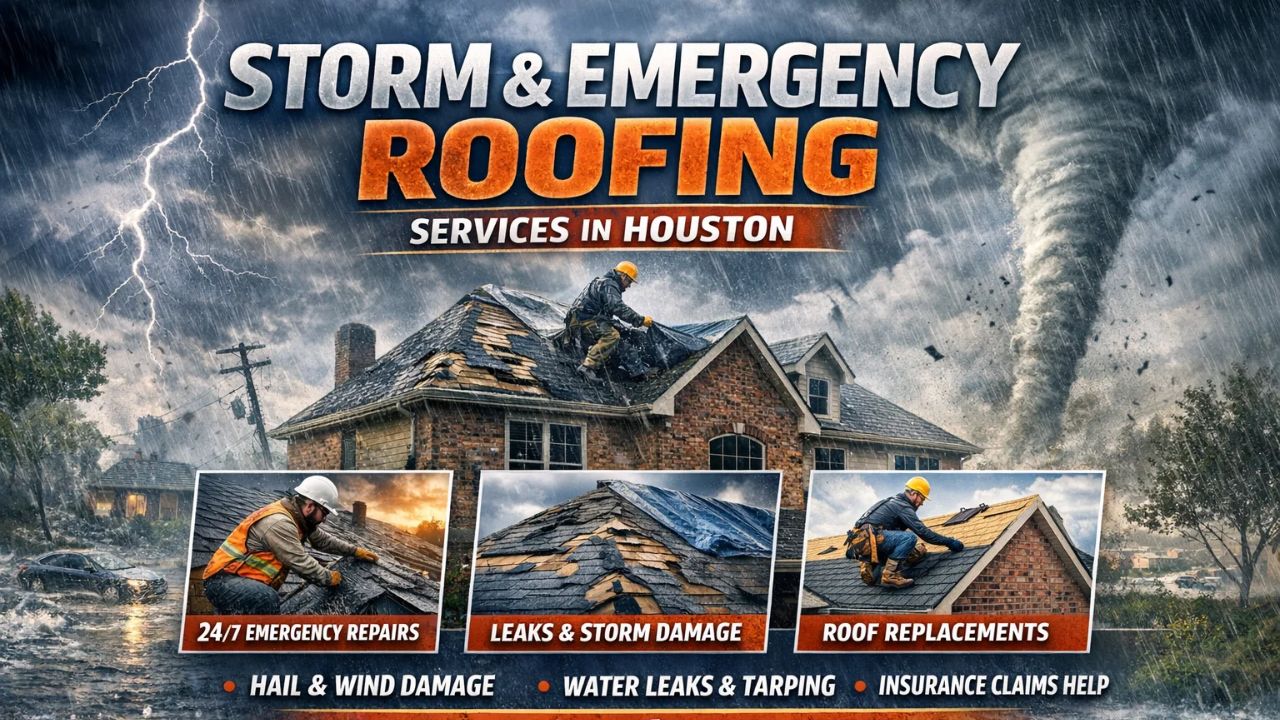 Storm & Emergency Roofing Services in Houston
